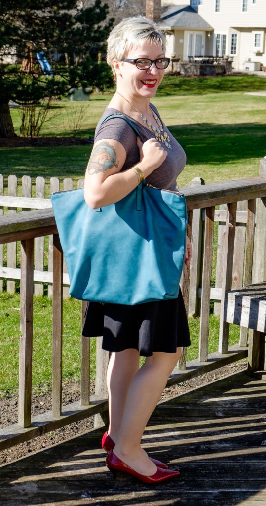 March Stitch Fx with South Hampton Tote and Juliet Mini Swing Skirt