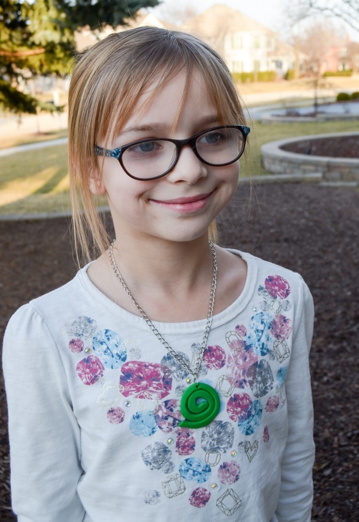 Kids' Clay Koru Necklace