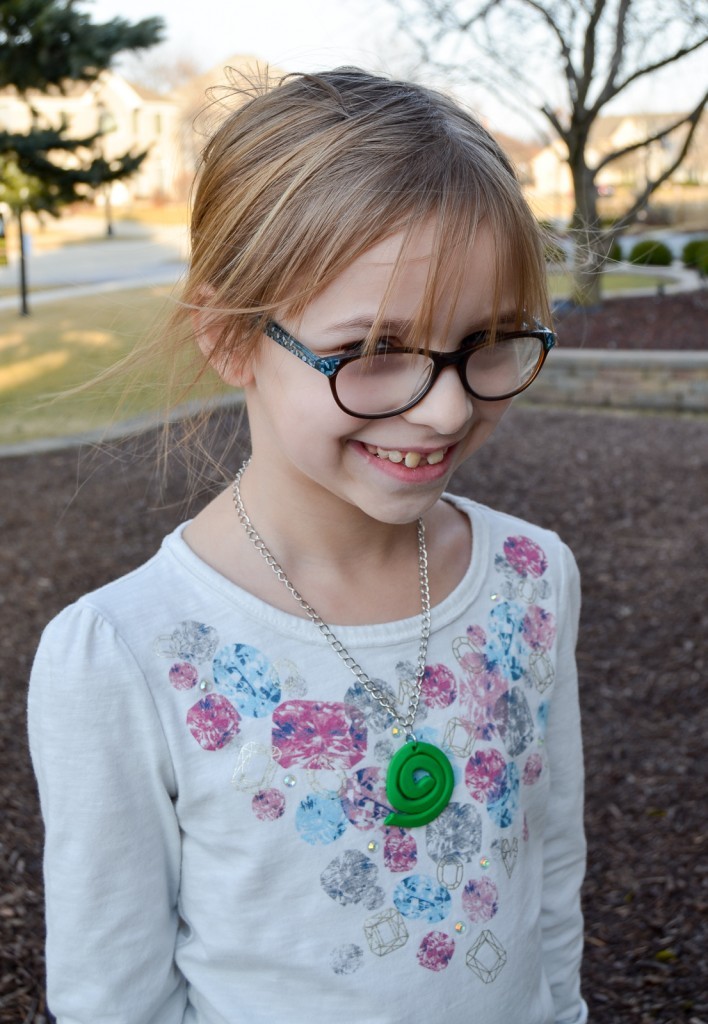 Kids' Clay Koru Necklace