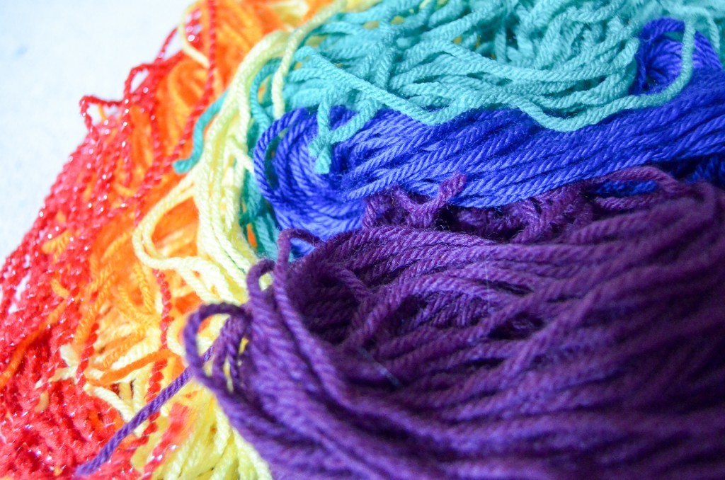 rainbow yarn