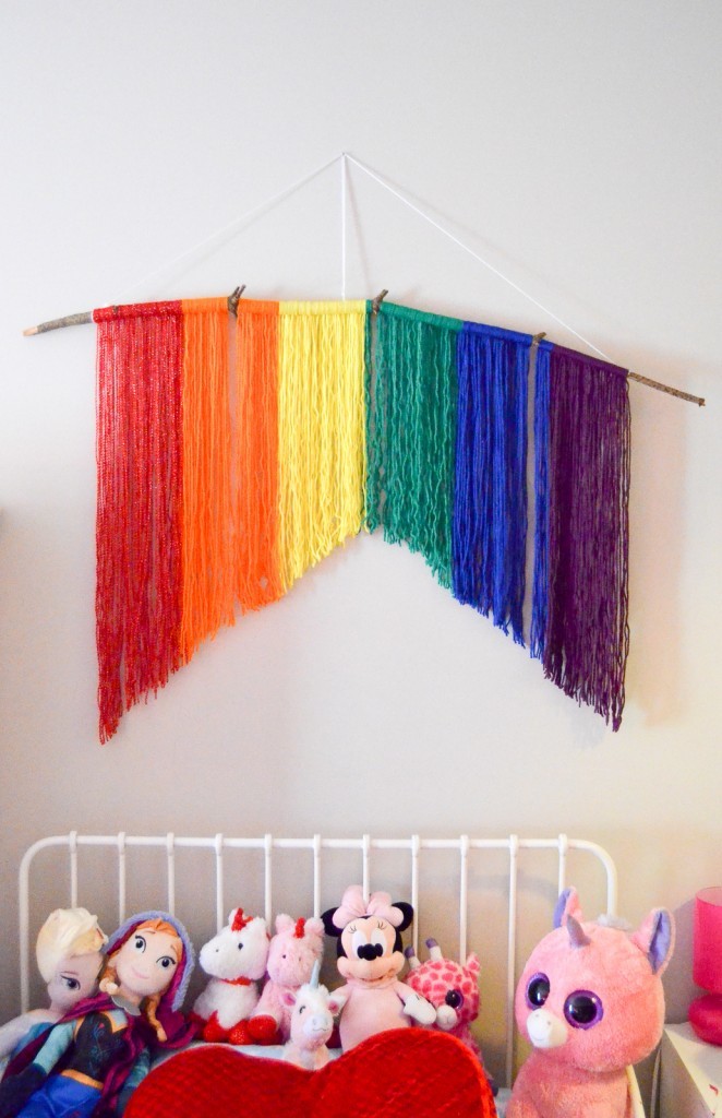 Rainbow Yarn Hanging