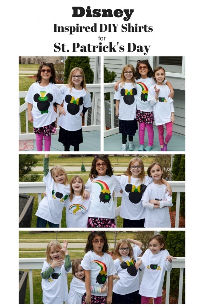 Disney Inspired DIY Shirts for St. Patrick's Day