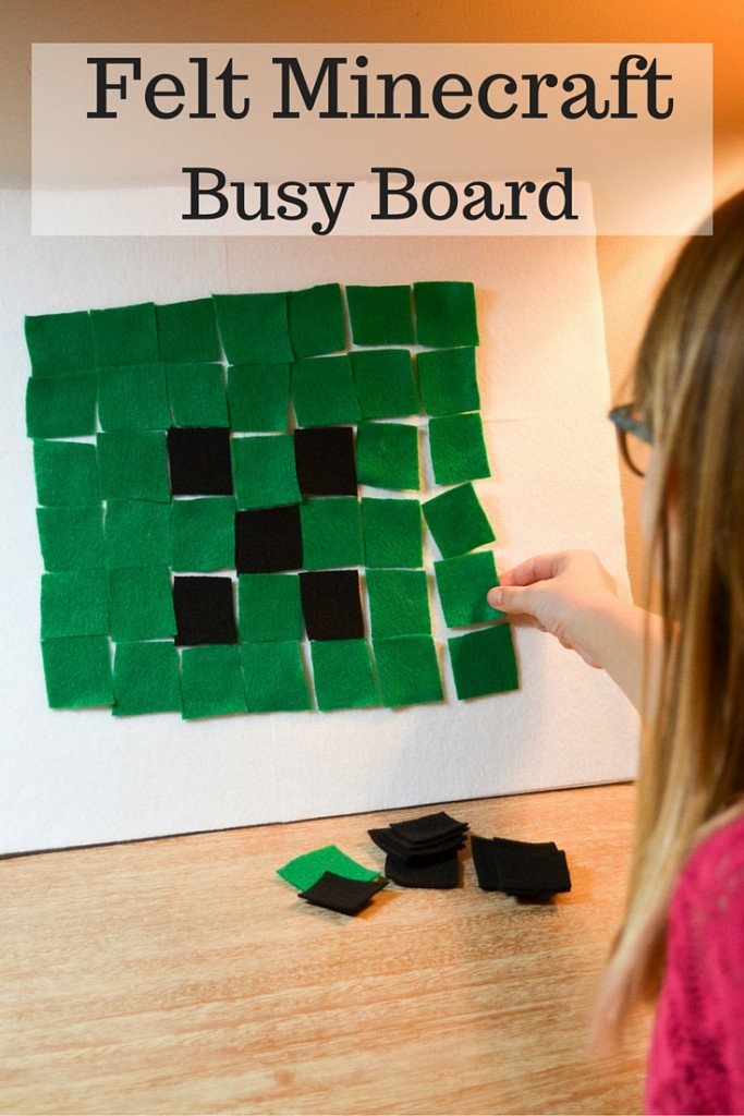 Felt Minecraft Busy Board