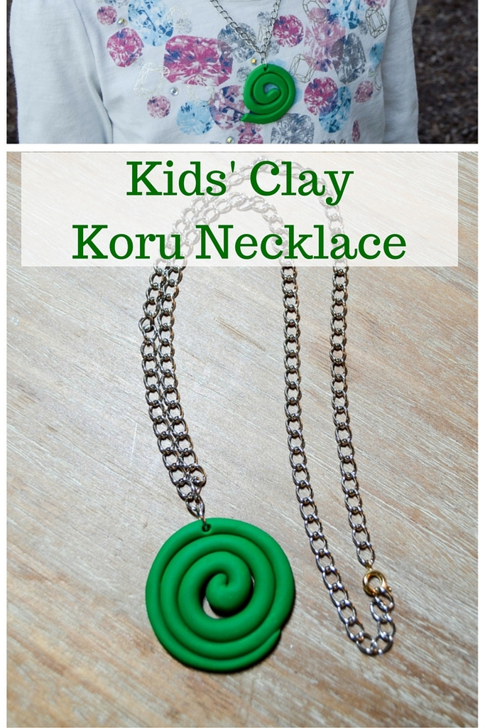 Kids' Clay Koru Necklace