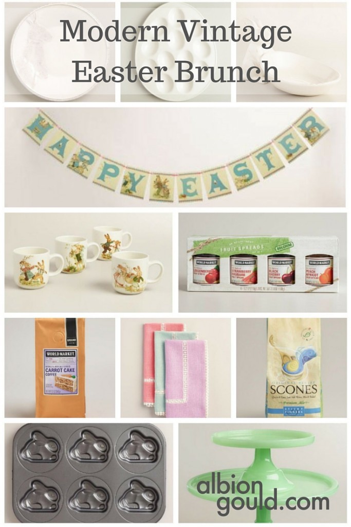 Create a fun Modern Vintage Easter Brunch with World Market! #WorldMarketTribe