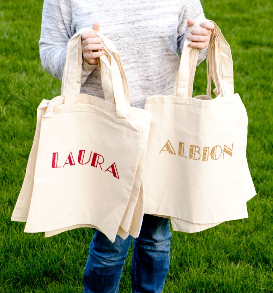 Easy Personalized Canvas Totes