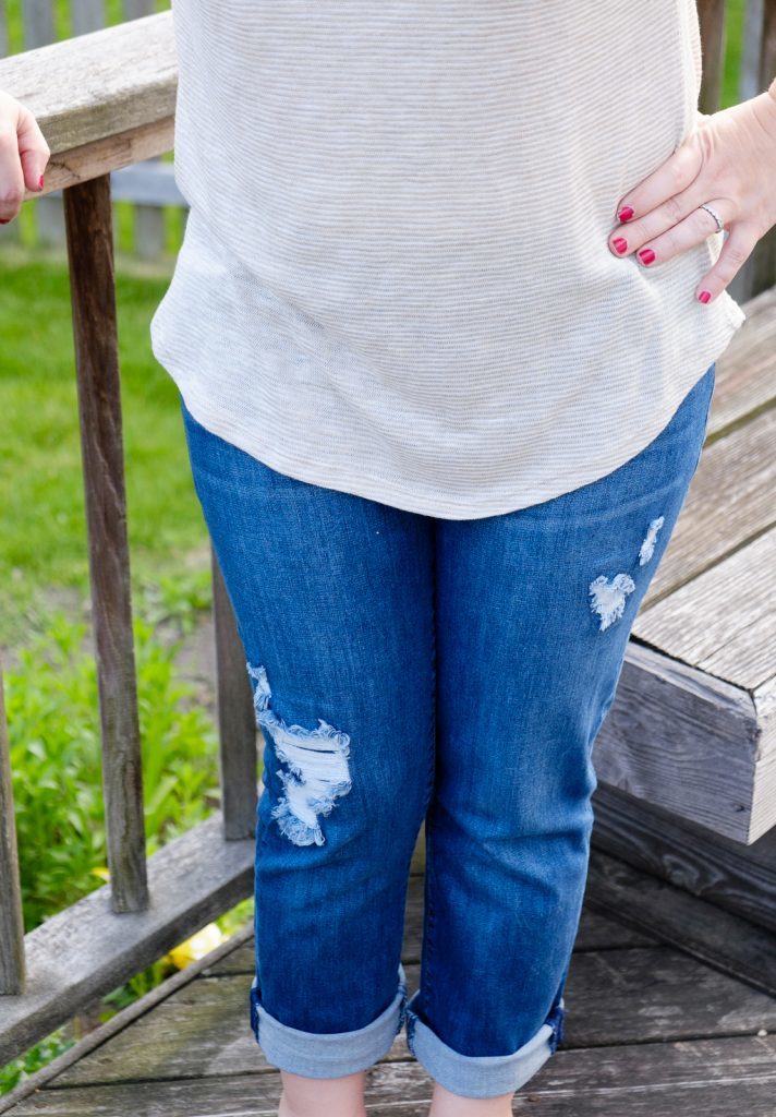 Liverpool Kona Distressed Boyfriend Jean