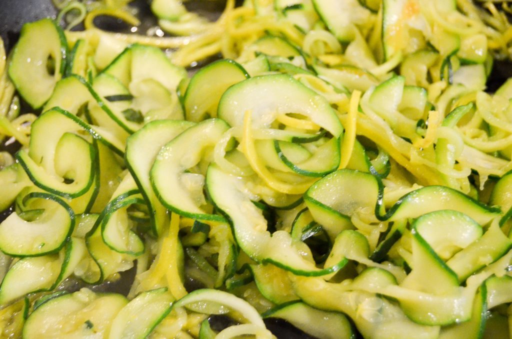 cook the zoodles