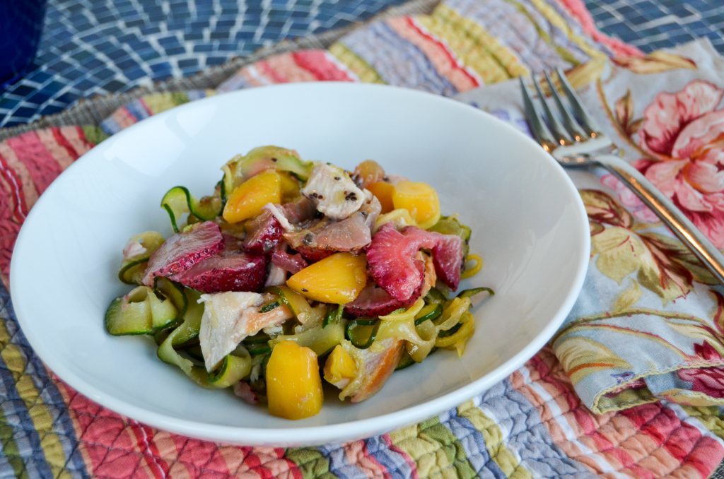 Chicken Zoodle Summer Salad