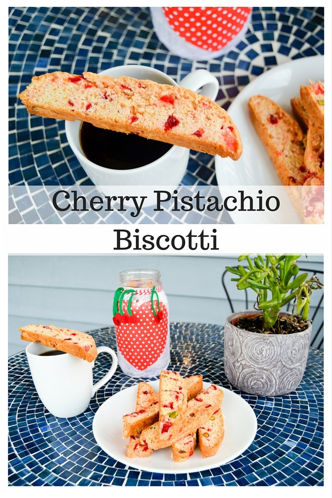 Cherry Pistachio Biscotti