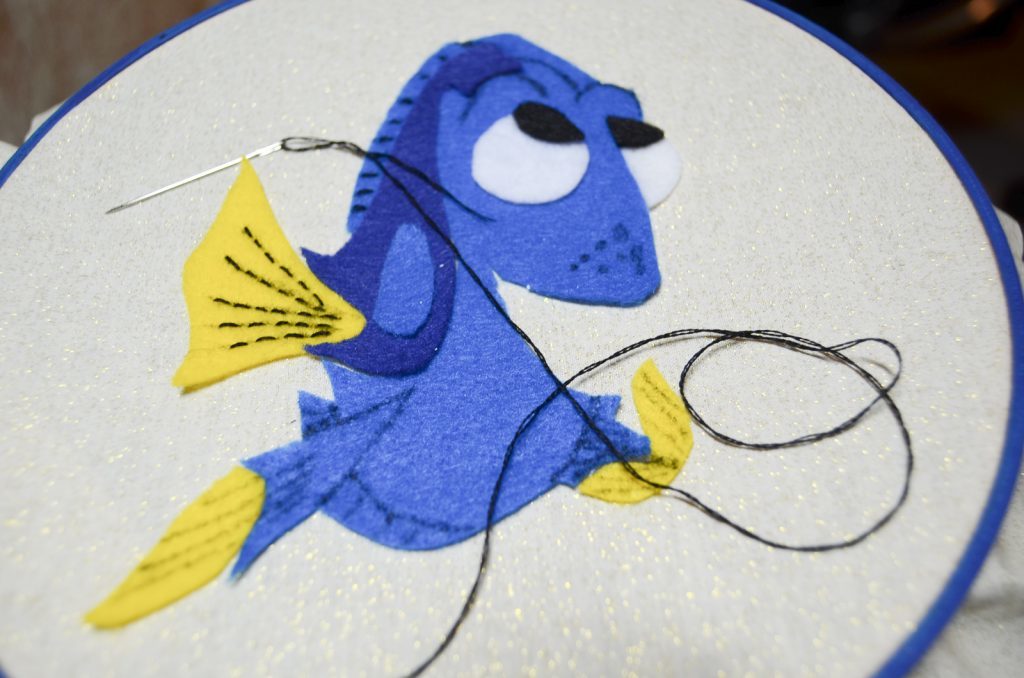 stitch in details