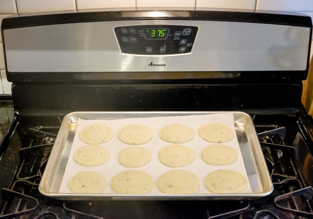 Lemon Basil Sugar Cookies