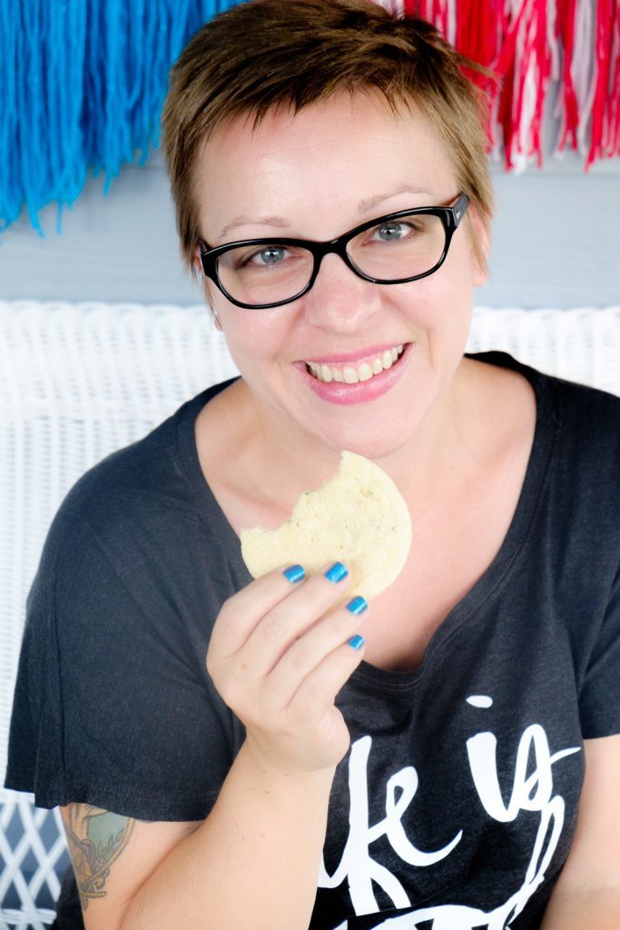 Lemon Basil Sugar Cookies