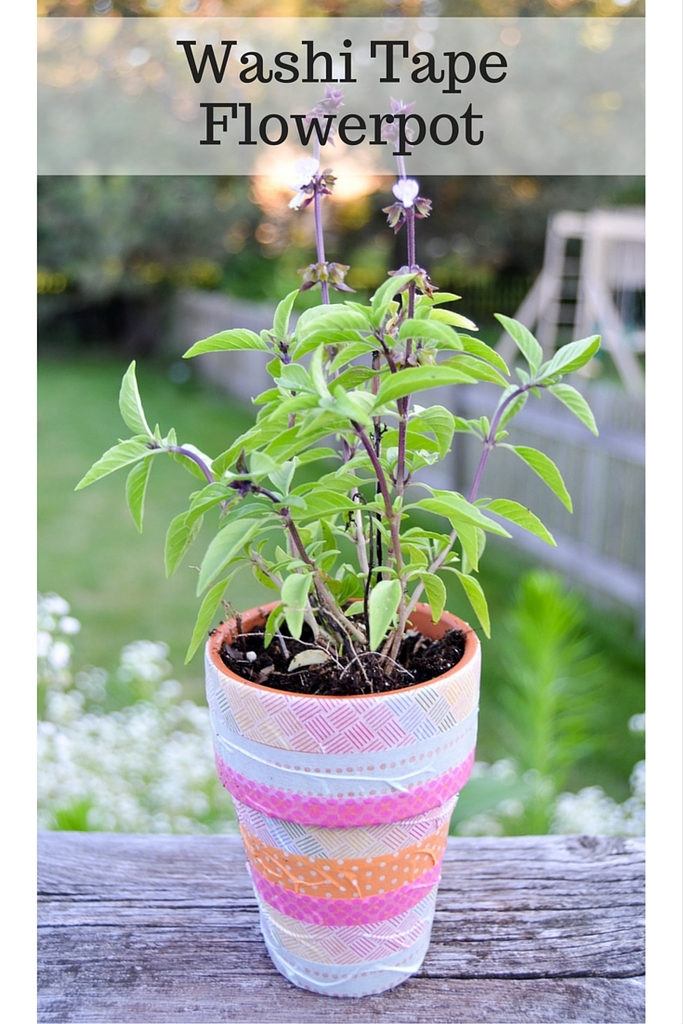 Washi Tape Flowerpot