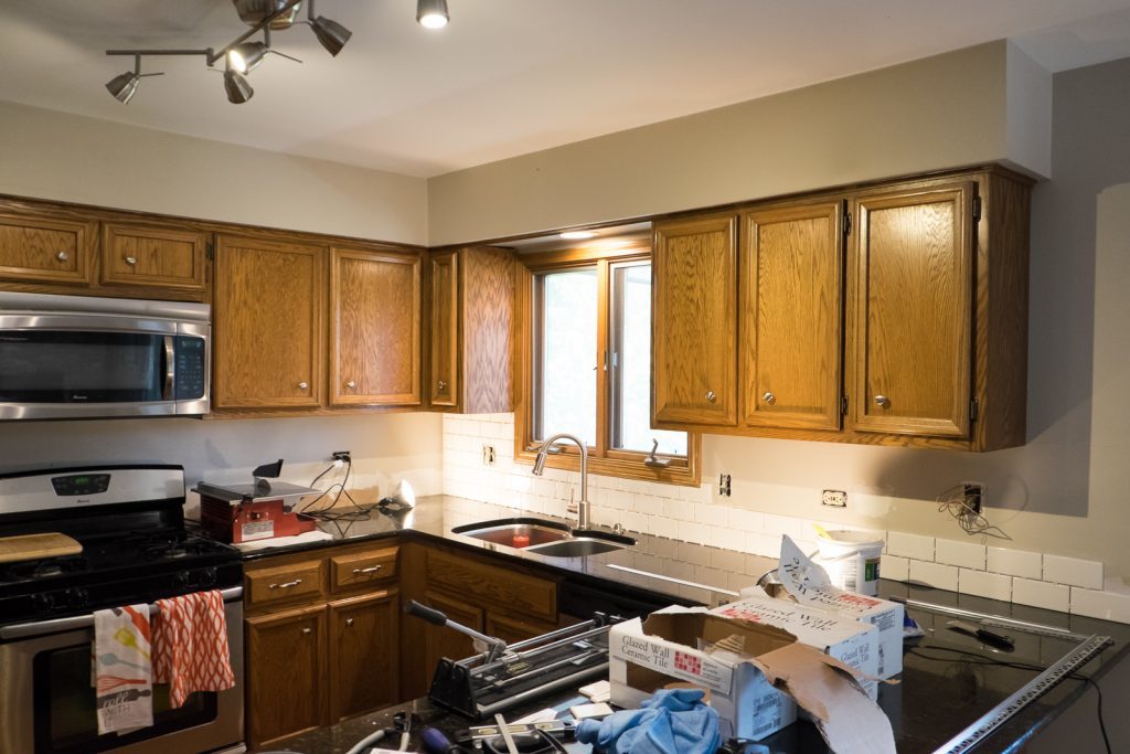 kitchen backsplash update