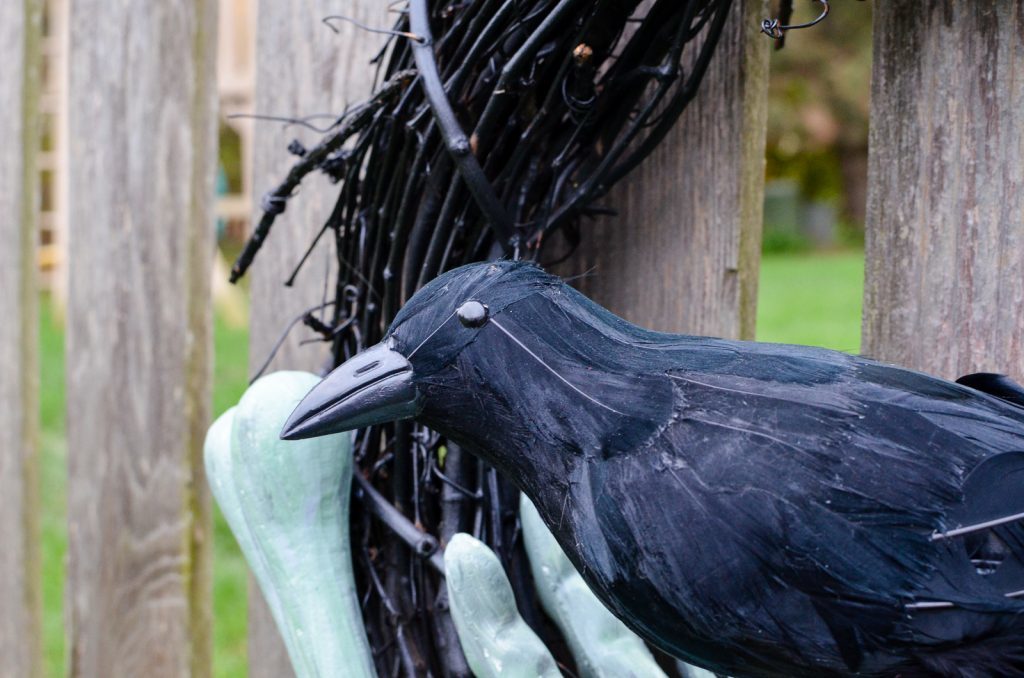 Zombie Raven Wreath