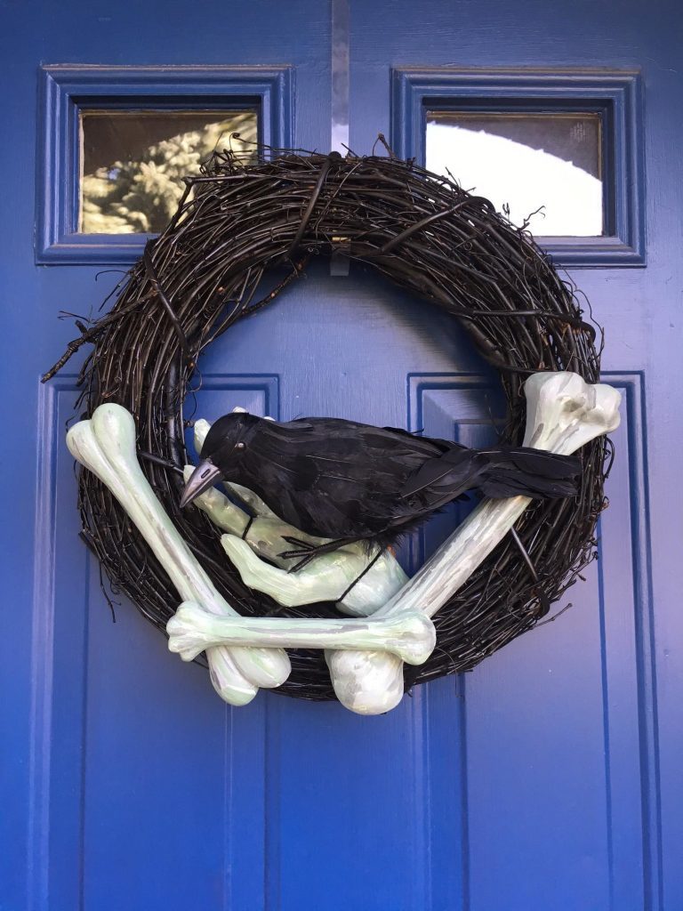 Zombie Raven Wreath
