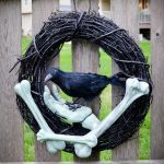 Zombie Raven Wreath