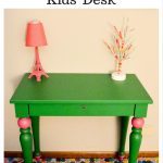 Whimsical Painted Kids Desk