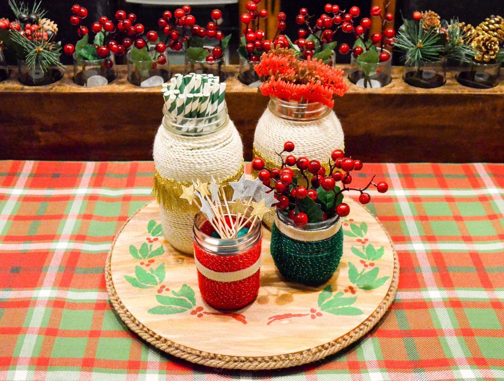 Holiday Lazy Susan Centerpiece