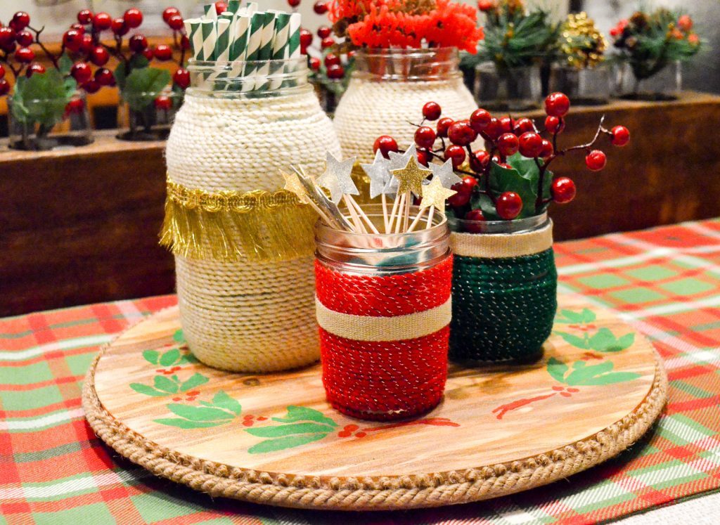 Holiday Lazy Susan Centerpiece