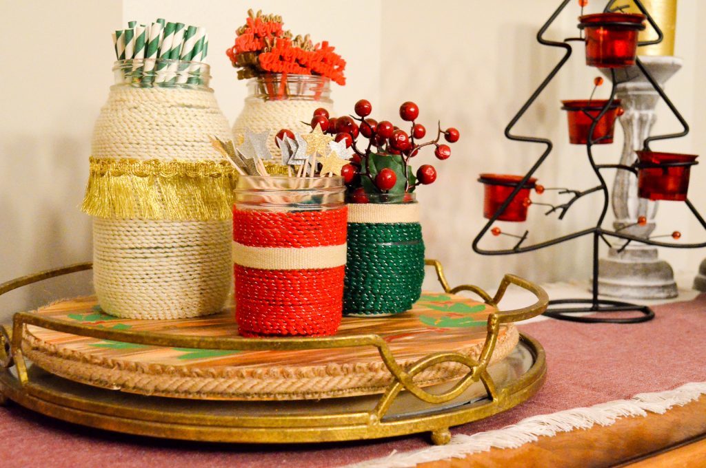 Holiday Lazy Susan Centerpiece