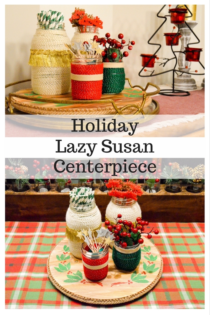 Holiday Lazy Susan Centerpiece