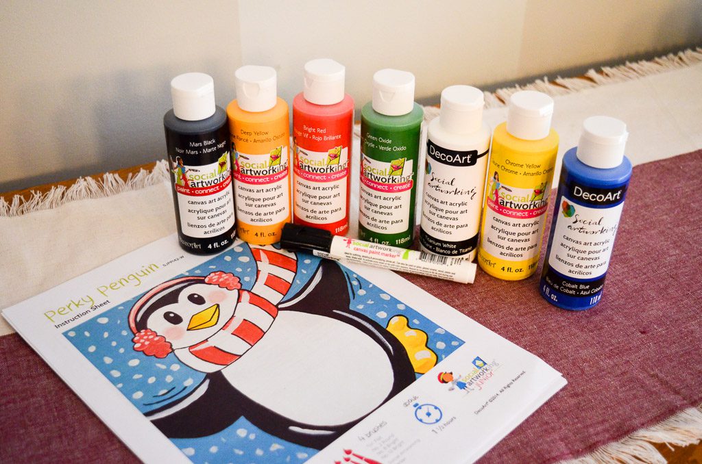 Perky Penguin Painting Party