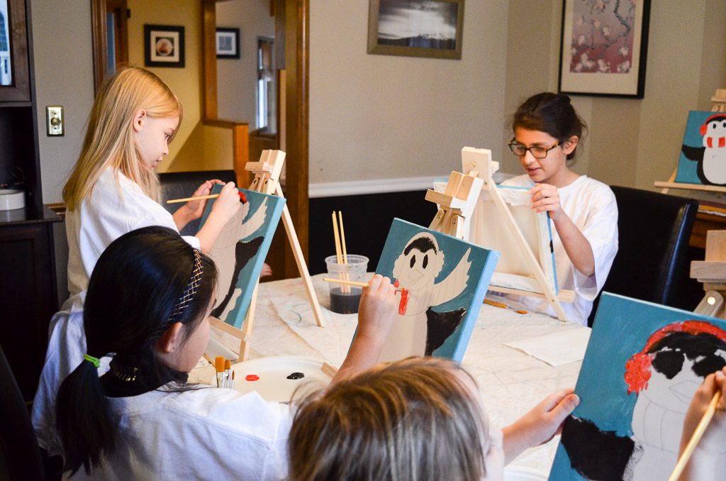 Perky Penguin Painting Party