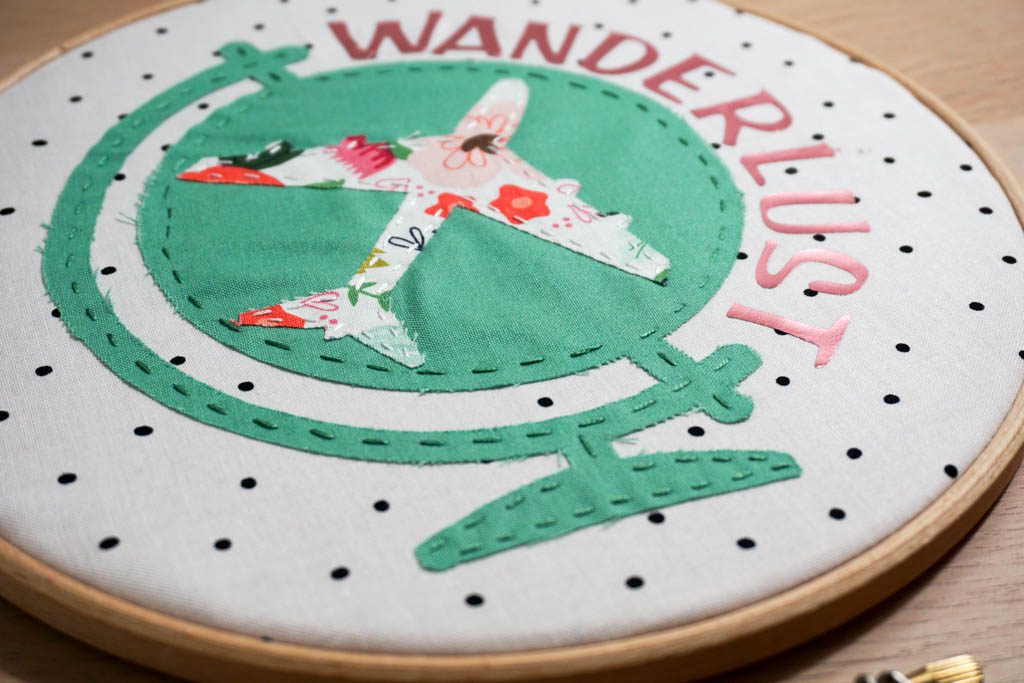 Wanderlust Hoop Art