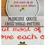 Madeline Quote Cross Stitch Pattern