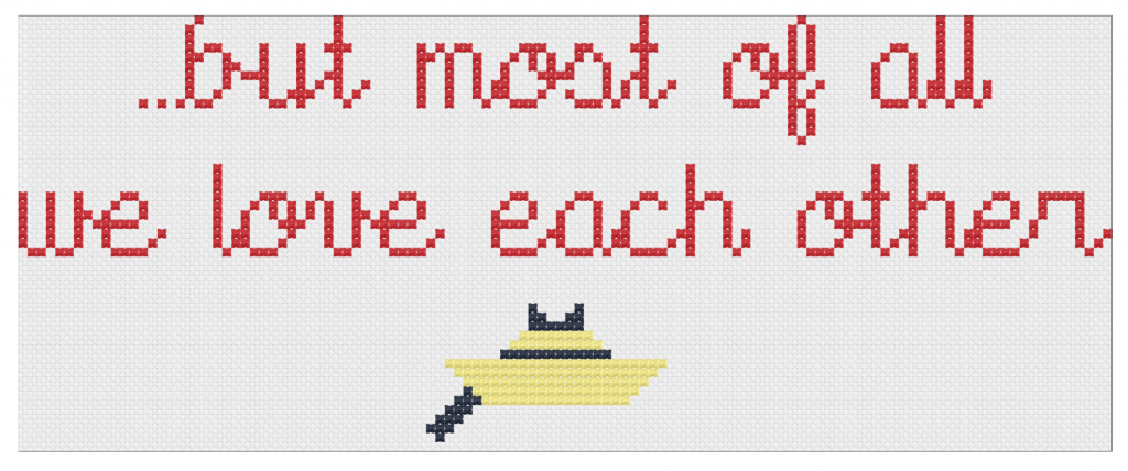 Madeline Quote Cross Stitch Pattern