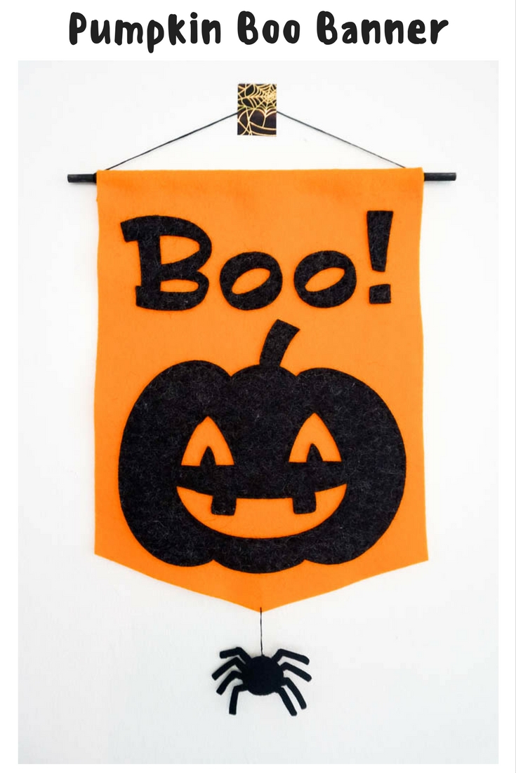 Pumpkin Boo Banner