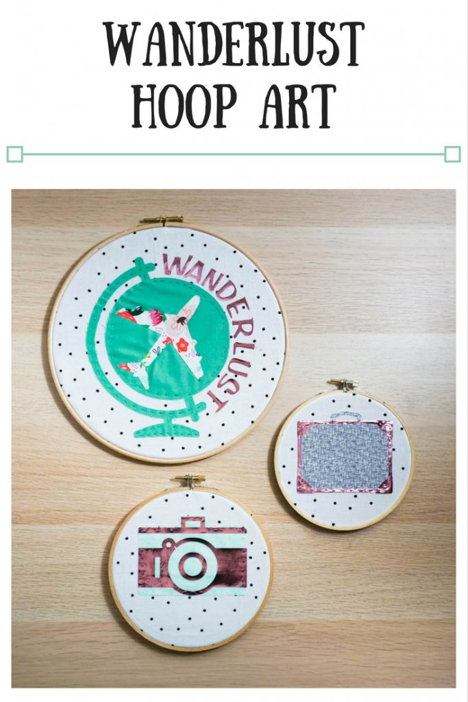 Wanderlust Hoop Art