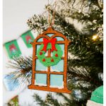 Christmas Window Felt Ornaments