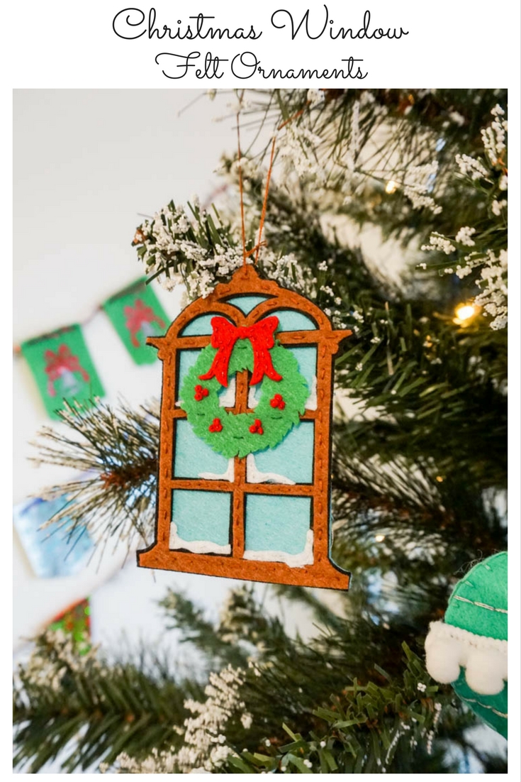 Winter Felt Ornaments with Cricut