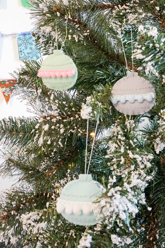 Felt and Pom Pom Ornaments