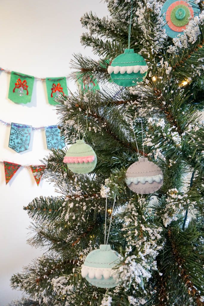 Felt and Pom Pom Ornaments