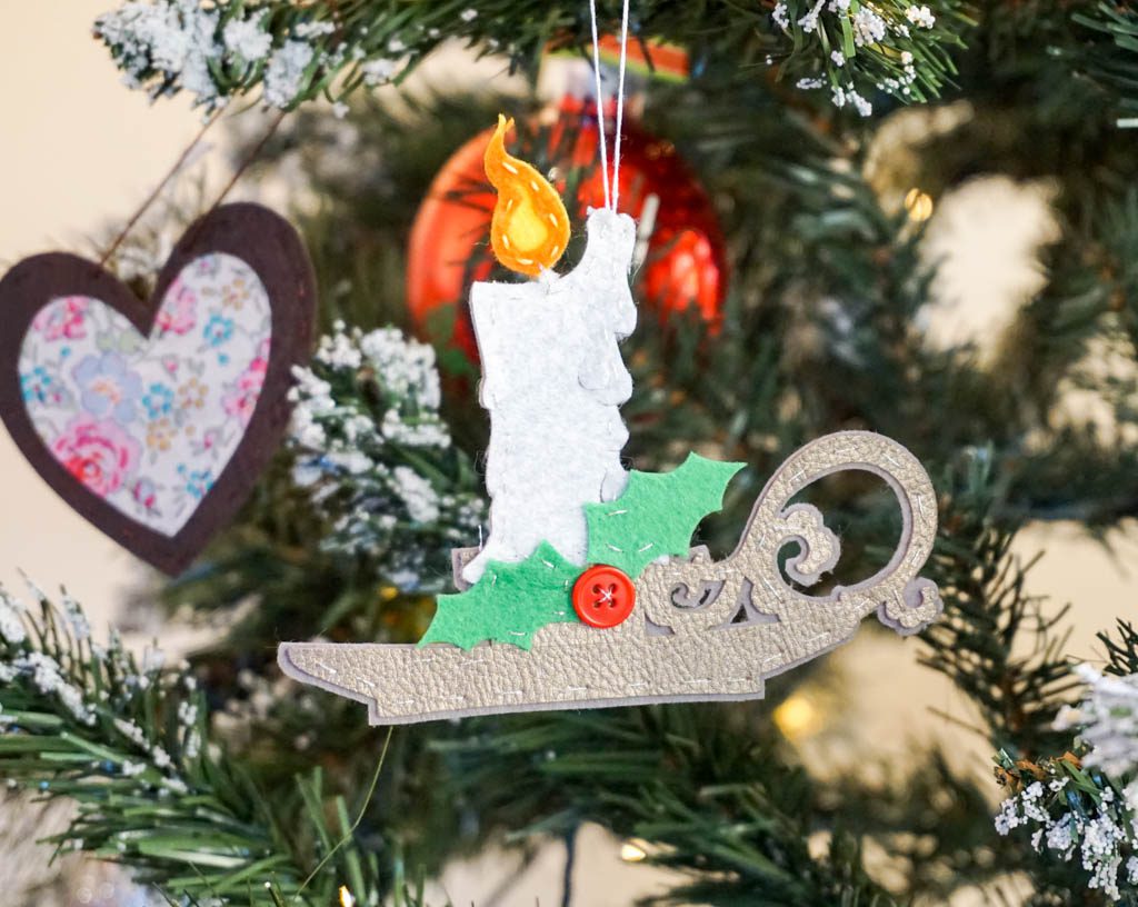 Winter Felt Ornaments with Cricut