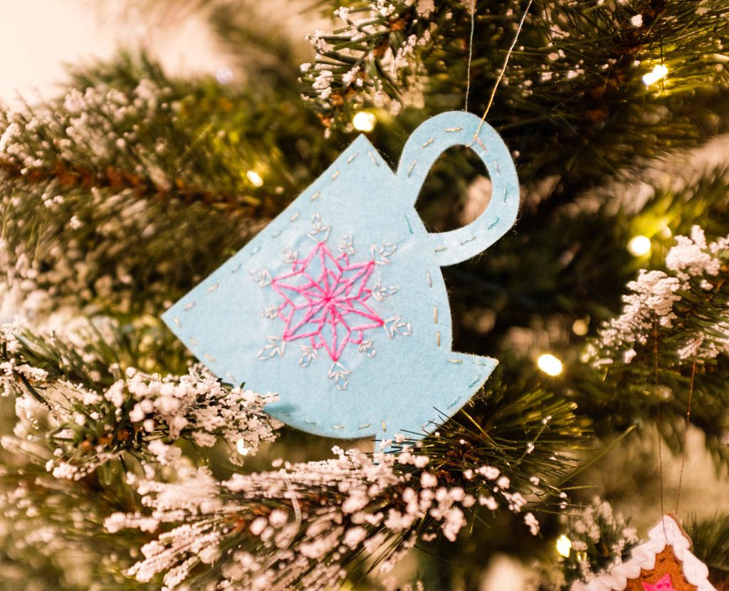 Winter Felt Ornaments with Cricut