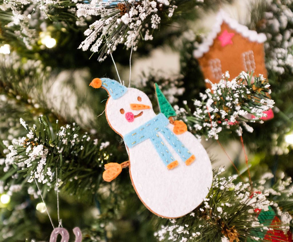 Winter Felt Ornaments with Cricut