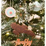 Faux Leather Firefly Ornament