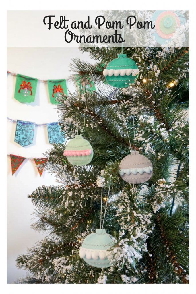 Felt and Pom Pom Ornaments