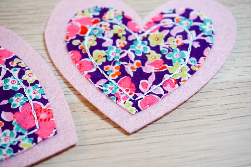 Felt Heart Page Corner Bookmark