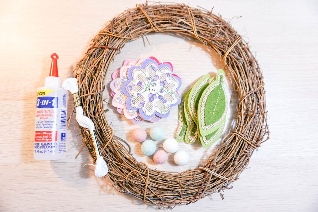 Spring Flower Wreath