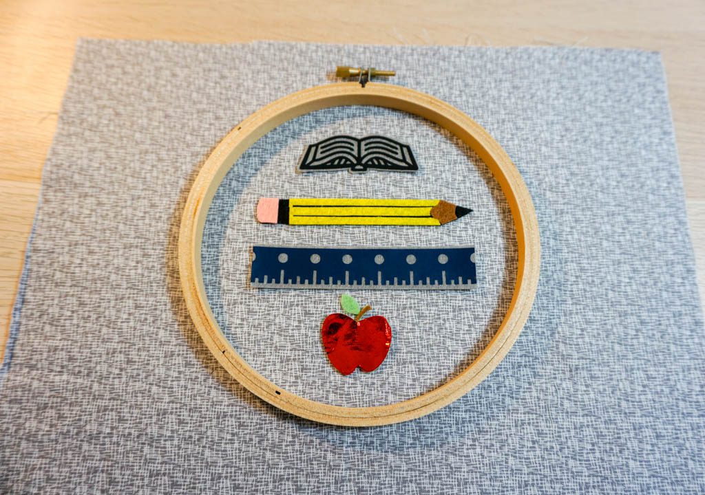 Teacher Gift Hoop Art