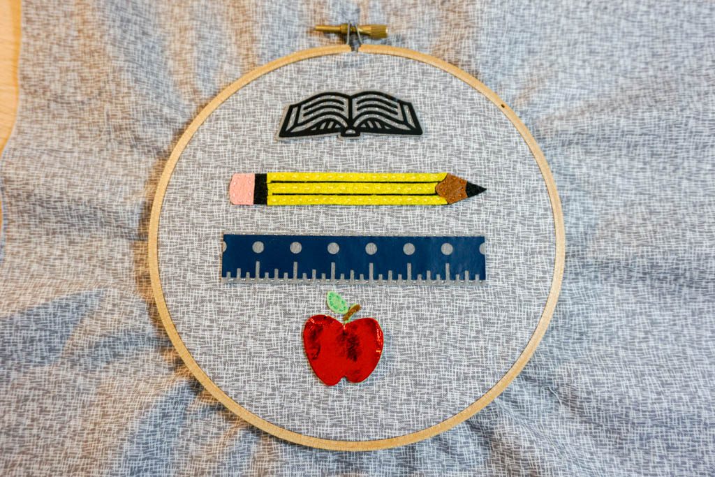 Teacher Gift Hoop Art