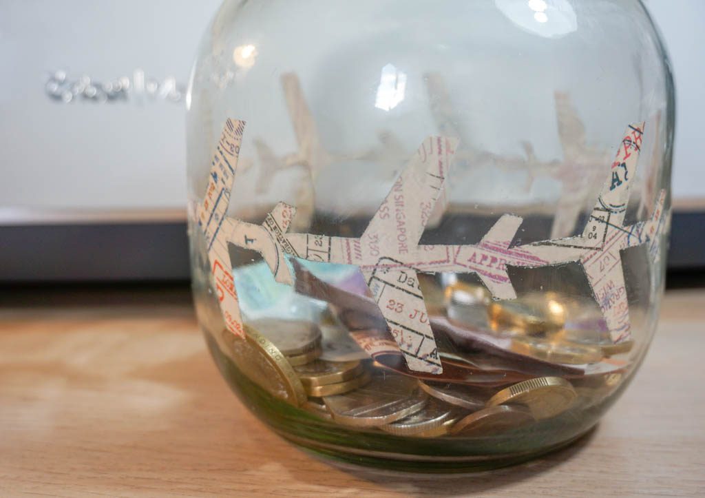 Vacation Fund Savings Jar