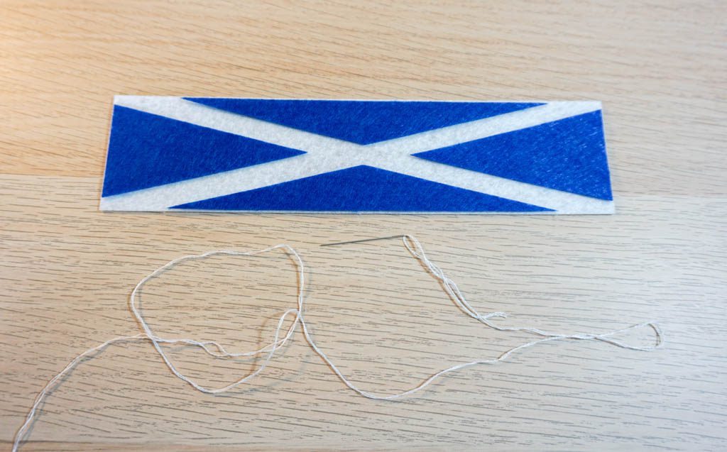 Felt Scotland Flag Bookmark