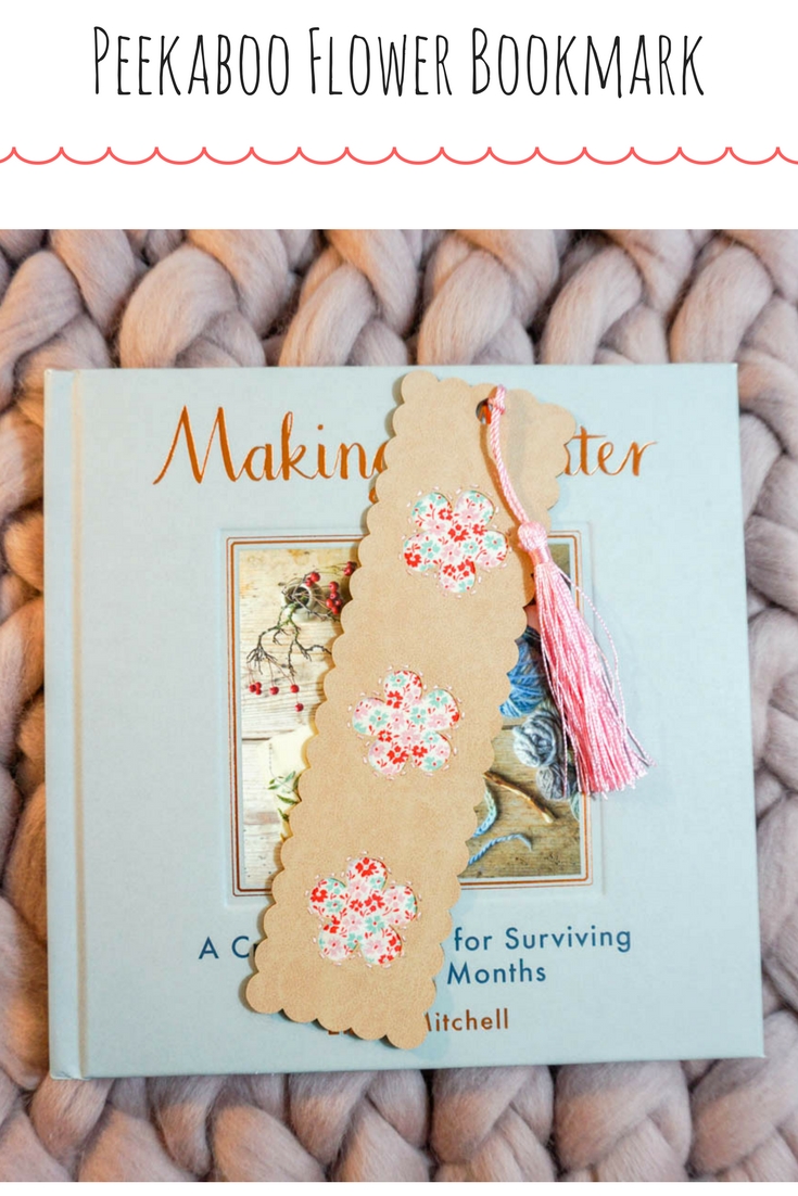 Peekaboo Flower Bookmark